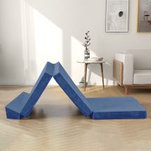 Iztoss - Colchón Plegable 70x200x10cm - Colchón Futón Plegable 2 en 1 - Colchón Viscoelástico - Sofá Cama para Adultos Niños - Colchones para