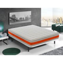 Colchón 150x190 de espuma viscoelástico con 11 zonas diferenciadas - ortopédico