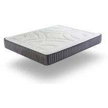 Colchón 80X190 VERSAILLES - Espesor 24 CM - Espuma de alta densidad - Espuma adaptable - Sistema de confort Multi-Zone