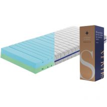 Xaluca - Colchon 120x210 berlin de espuma Altura 20 cm 2 firmezas en 1 Nivel de dureza H2 y H3 Articulado