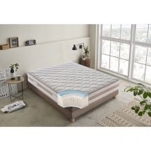 Colchón 135x190 de muelles ensacados - Espuma viscoelástico - ViscoGel - altura 26 cm