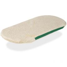 Xaluca - Colchón Capazo 72X33 Altura 3 cm 100% látex y Tejido Natural