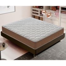 Ilovesleep - Colchón con 1600 muelles y espuma viscoelástica con 9 zonas diferenciadas - 25 cm de alto - Ortopédico - Anatómico - Antibacteriano