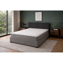 Colchon de espuma 160X190 shira, Altura 14 cm, Ergonomico y transpirable