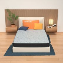 Colchon doble 140x200 cm, espuma viscoelastica, altura 20 cm Fiocco