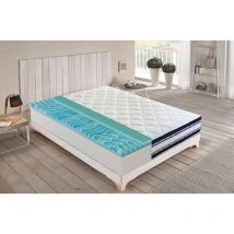 Colchón 150x190 de espuma viscoelástico con gel - 27 cm de alto - 9 zonas diferenciadas