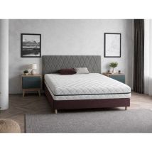 Colchon Desenfundable 90X180 elba, Altura 22 cm, Espuma Adaptable, Ergonómico. Firmeza Equilibrada