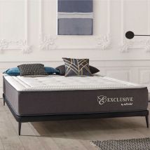 Naturalex - Colchón 140x200 cm - Exclusivo - Colchón Híbrido de Muelles Ensacados, Viscoelástica hr, Látex Azul, Equilibrado, Reversible, Grosor 30 cm