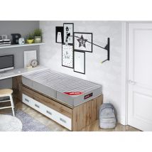 Colchón Pikolin nix juvenil muelles avanzados con Viscofoam 22cm antiácaros 110x182