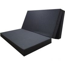 Colchon Plegable camper 120*190*10 desenfundable gris