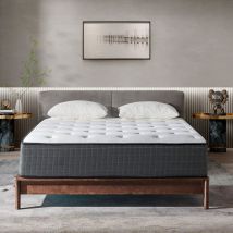 Colchón 160x200cm - Grosor 24 cm - Colchón viscoelástico para adultos y niños - Zonas de confort viscoelásticas adaptables