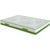 Colchón viscoelastico Modelo special dreams, 180 x 200 x 26cm, Cara de invierno y verano diferenciadas - El Almacén del Colchon - Beige y verde