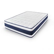 Cama Express - Colchón Viscoelastico Tresor Adaptabilidad y Confort Equilibrado Máximo Confort Reversible Invierno/Verano Medida: 150 x 190 x 20 cm.