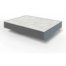 Colchón viscografeno Modelo royal imperial, 135 x 180 x 30 cm - El Almacén del Colchon - Gris y blanco