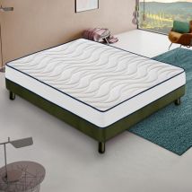 Ilovesleep - Colchón 120x200 en Waterfoam- 20 cm de altura - Ortopédico - Rigidez h3 - Lado verano invierno