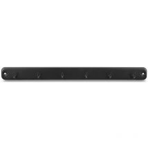 Accroche torchons noir mat 6 crochets Inofix 3086-3-
