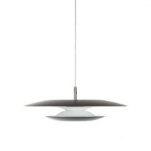 Belid Eclipse - Lámpara colgante de techo tipo domo con 1 luz LED negro mate, G9