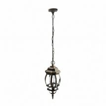 Fabrilamp - fab 149591016 Suspension Extérieure Aluminium Caelum 1xe27 Noir / Or Regx16x16 Cm Ip44