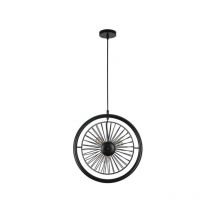 Colgante Ganga 3xE27 negro - Negro