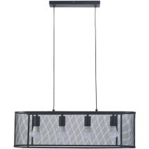 Forlight - Colgante Interior led Numan E27 15W Negro para Comedor, Sala de Estar