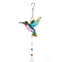 Colibri Vent Carillon Cristal Pendentif Arc-En-Ciel Soleil Catcher Éclairage Jardin Jardin Décoration Lustre Cristal Accessoires Memorial Day Gi