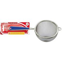 Colino semisferico in acciaio inox Ø 10 cm – Manico rivestito in plastica – 1 PZ – De Luca