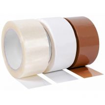 KKE - Ruban adhésif polypropylène économique hot melt havane 48mmx100m - colis 36 rouleaux