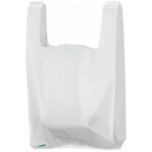 Sac bretelle 50 μ liassé blanc - colis de 400