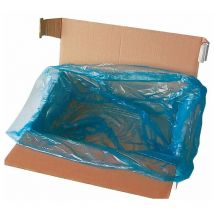 Sac plastique fond de caisse bleu renforcée - colis de 500 sacs