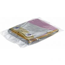 Sac plastique plat transparent 50 μ 400 x 400 - colis de 500 sacs