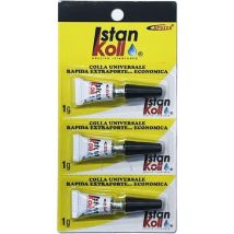 Poxipol – Colla istantanea universale extraforte a base di cianoacrilato – 1 Gr. (Blister 3 Pz.) – Elevata resistenza
