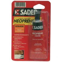 Sader - Adesivo liquido per contatti in neoprene, tubo da 55 ml.