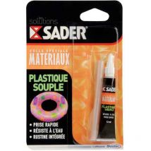 Sader - Colla per plastica flessibile 12 ml