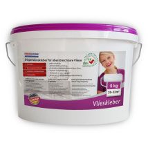 E-delux - Colla Pronta Profhome 300-14 Adesivo A Disperpersione Per Tnt Verniciabile Per Non Tessuti E Fibre Di Vetro 5 Kg Per Max. 33 M2
