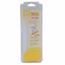 Colla termofusibile trasparente 12mm x 200mm – 280g – Ideale per legno, ceramica, plastica, cuoio – MAESTRI
