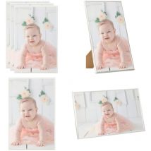 Collage de cadres photo 3 pcs de table Argenté 13x18 cm mdf - cadre photo - cadres photo - Home & Living - Argent