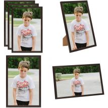 Vidaxl - Collage de cadres photo 3 pcs de table Noir 21x29,7 cm mdf - cadre photo - cadres photo - Home & Living - Noir