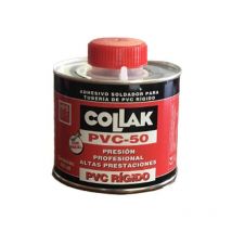 Pegamento Adhesivo Lento PVC-50 C/Pincel 1/2L - Collak