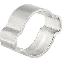 Collar di serraggio per serraggio dell'orecchio Norma Clamp con 2 orecchie 7-9 W1 in acciaio zincato (per 100)