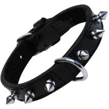 Collar para perro Gloria negro pinchos (40 cm)