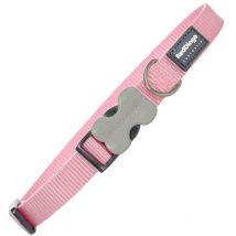 Red Dingo - Collar para perro liso rosa (1,5 x 24-36 cm)