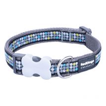 Red Dingo - Collar para perro style modern on cool grey 15 mm x 24-36 cm