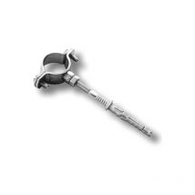 Collare fissaggio tubo con vite e tassello. Dado saldato con puntatura elettrica. ø3/8' inox 304' 155308304