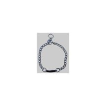 Collare per cani a strangolo in metallo con piastra Ideal Star 35 mm x 60 cm