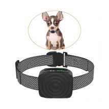 Cyslmuk - Collare per cani di piccola/media taglia, 5-15 libbre, senza scosse, ricaricabile, antiabbaio, con sensibilità e resistenza regolabili,