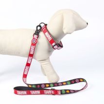 Collare per Cani Rosso – 100% Poliestere – Taglia XXS – Collare Regolabile – Marvel