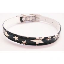 Collare per gatti con stelle nere con campanello Offerta esclusiva