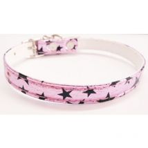 Collare per gatti con stelle rosa con campanello Offerta esclusiva