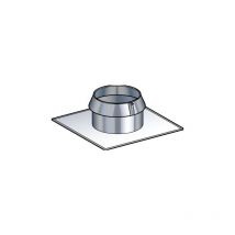 Collare per tetto piano sio 180-230 Poujoulat Nero opaco ral 9019 - 31999070-9019