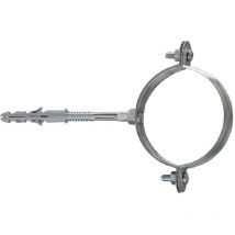 Collare per tubi pluviali 80MM - fischer - zincato completo